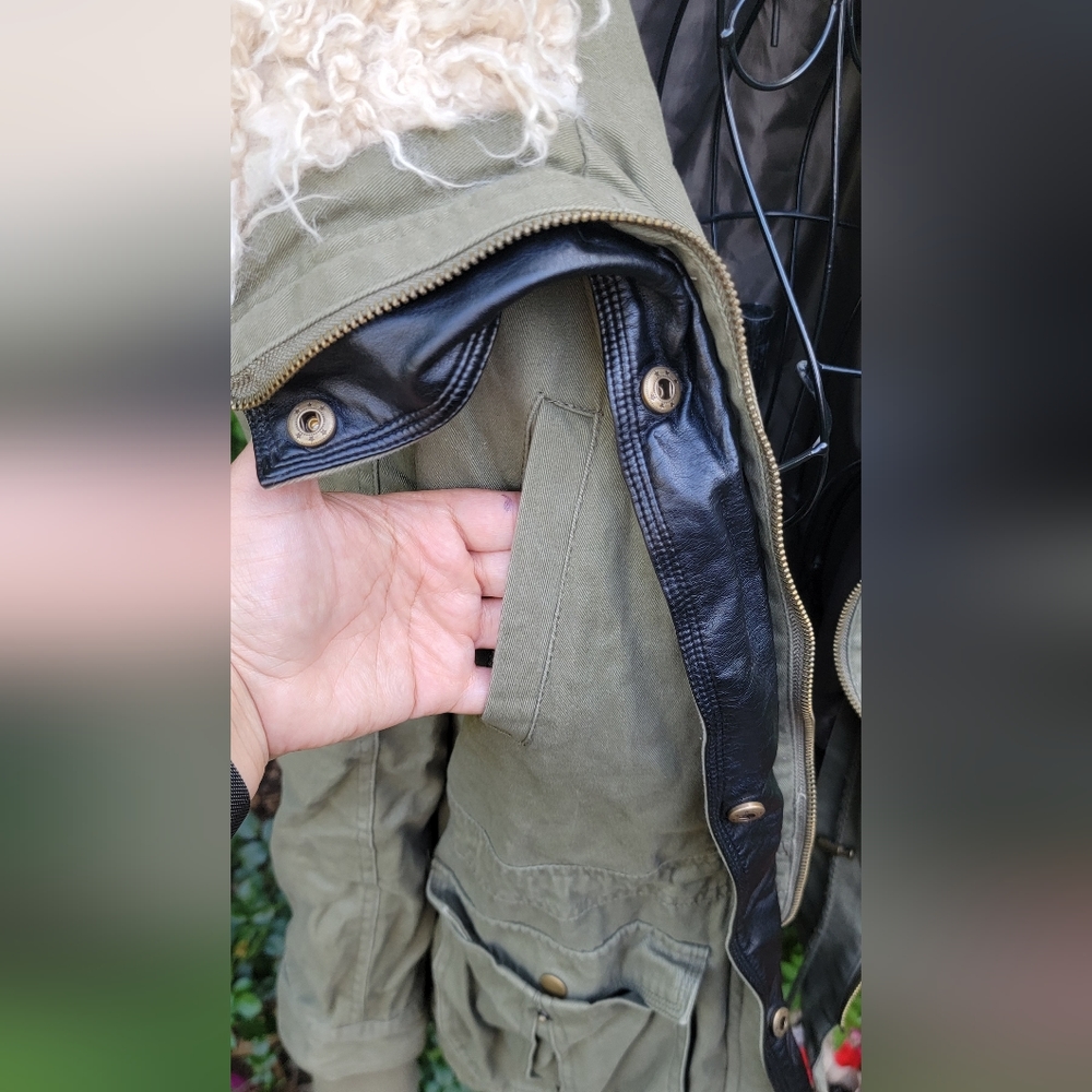 Olive Utility Jacket - image 4